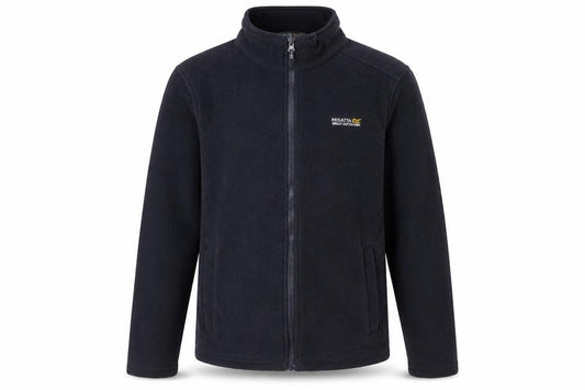 Regatta Boys Black Fleece Full Zip Outdoor Jacket 16 Years