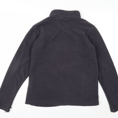 Regatta Boys Black Fleece Full Zip Outdoor Jacket 16 Years
