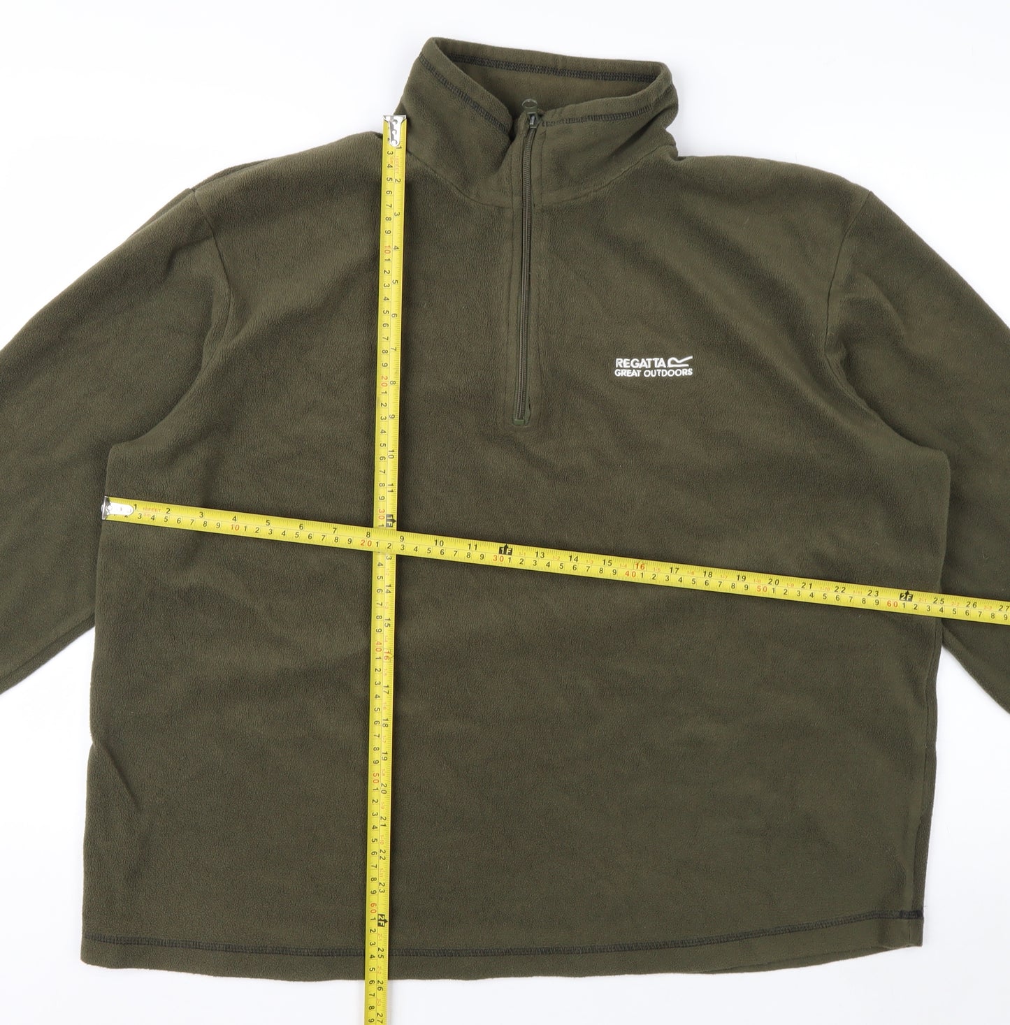 Regatta Men’s Green 2XL Fleece Pullover Sweatshirt Outdoor Zip