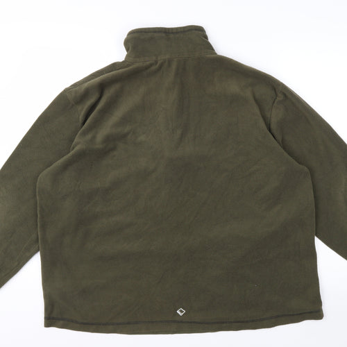 Regatta Men’s Green 2XL Fleece Pullover Sweatshirt Outdoor Zip