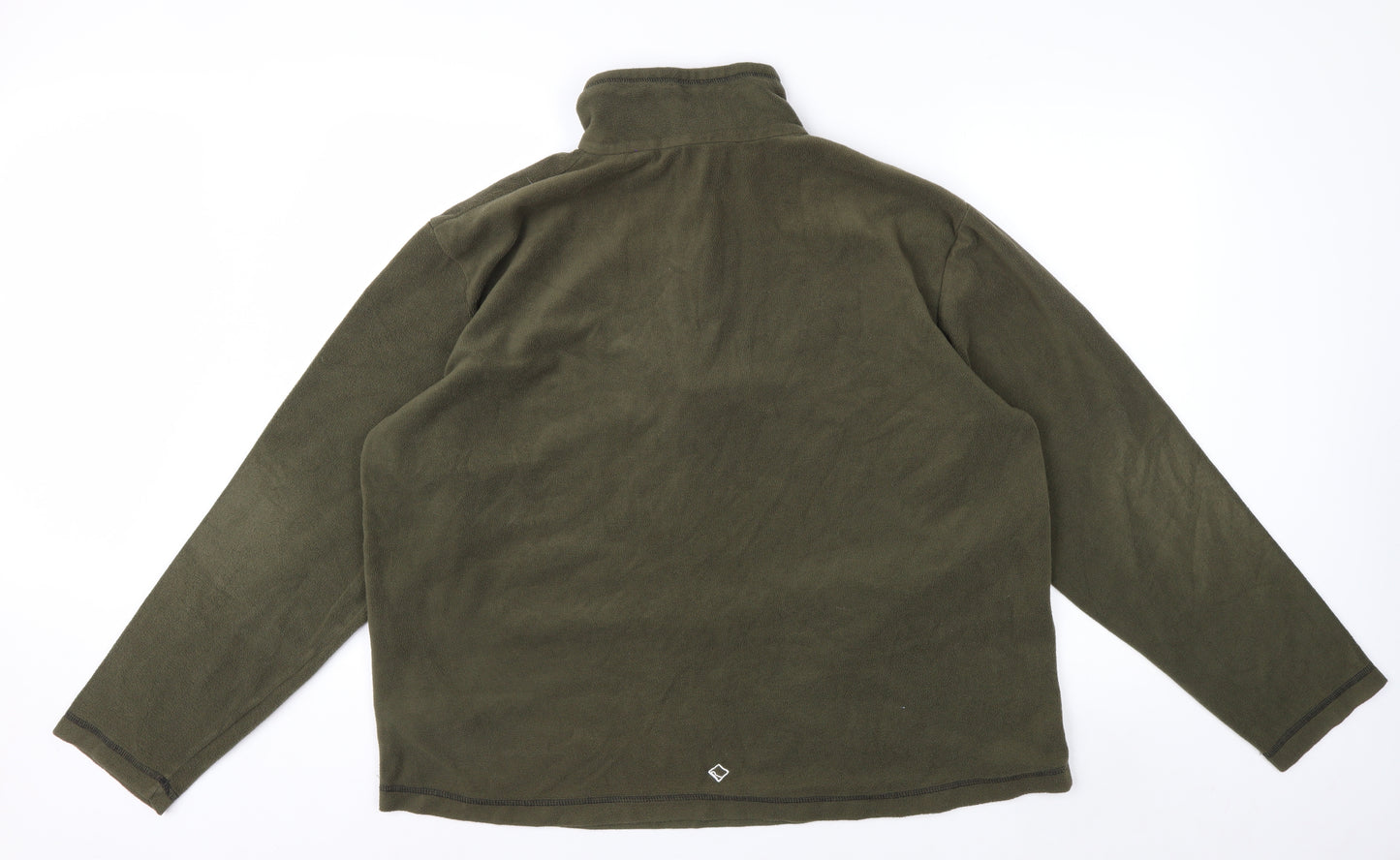 Regatta Men’s Green 2XL Fleece Pullover Sweatshirt Outdoor Zip