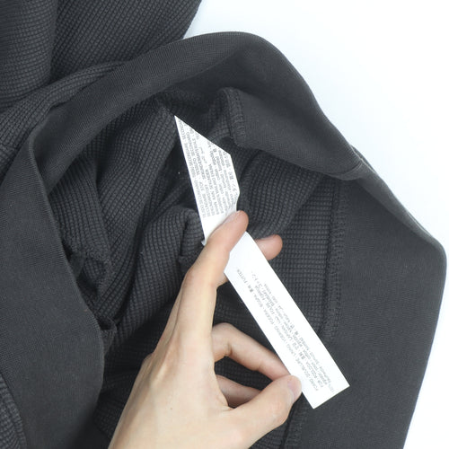 Zara Men's Charcoal Grey Pullover Hoodie Size XL Cotton Blend