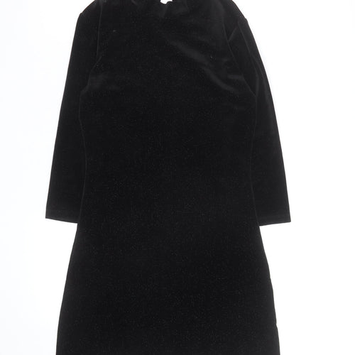 Forever 21 Women’s Black Velvet Bodycon Party Dress Size S