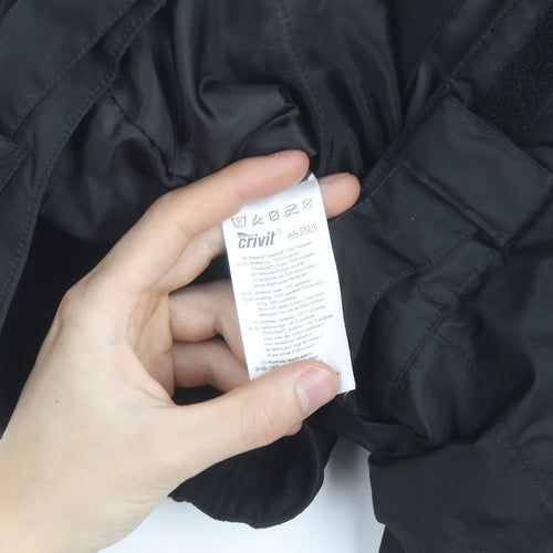 Crivit Womens Black Waterproof Snow Pants M Winter Trousers