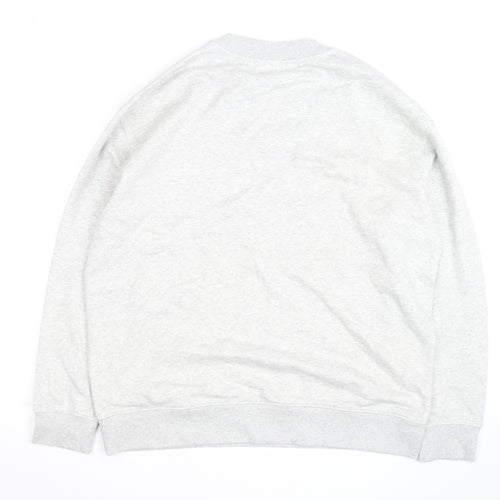 Marks and Spencer Men's Grey Spencer Bear Christmas Sweatshirt L