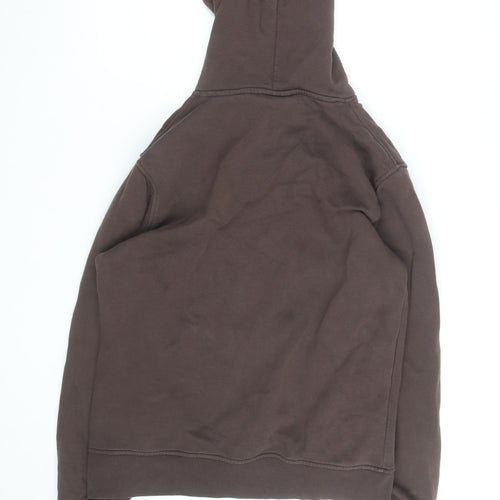 NICCE Men’s Brown Pullover Hoodie Size S Fleece Regular Fit