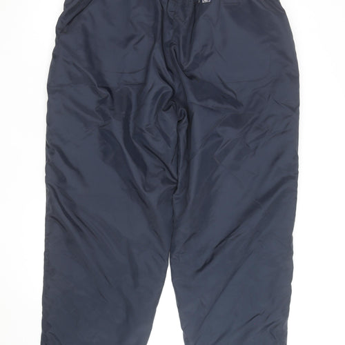 Cotton Traders Women Blue Fleece Lined Snow Pants XL