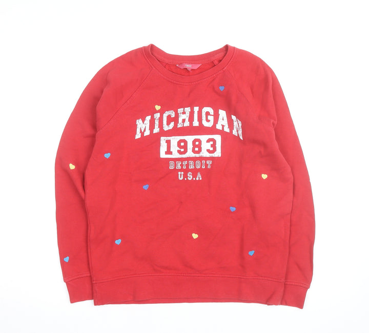 Next Red Michigan 1983 Crew Neck Sweatshirt Unisex S