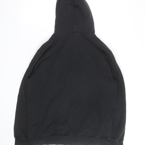 Puma Men's Black Pullover Hoodie M Graphic Logo Casual Wear