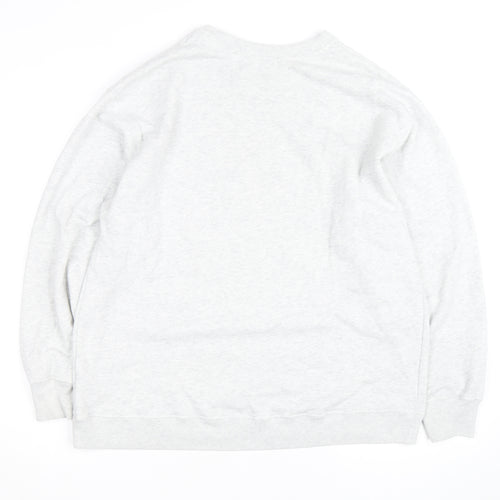 Hollister Men’s Grey Yosemite Graphic Pullover Sweatshirt M