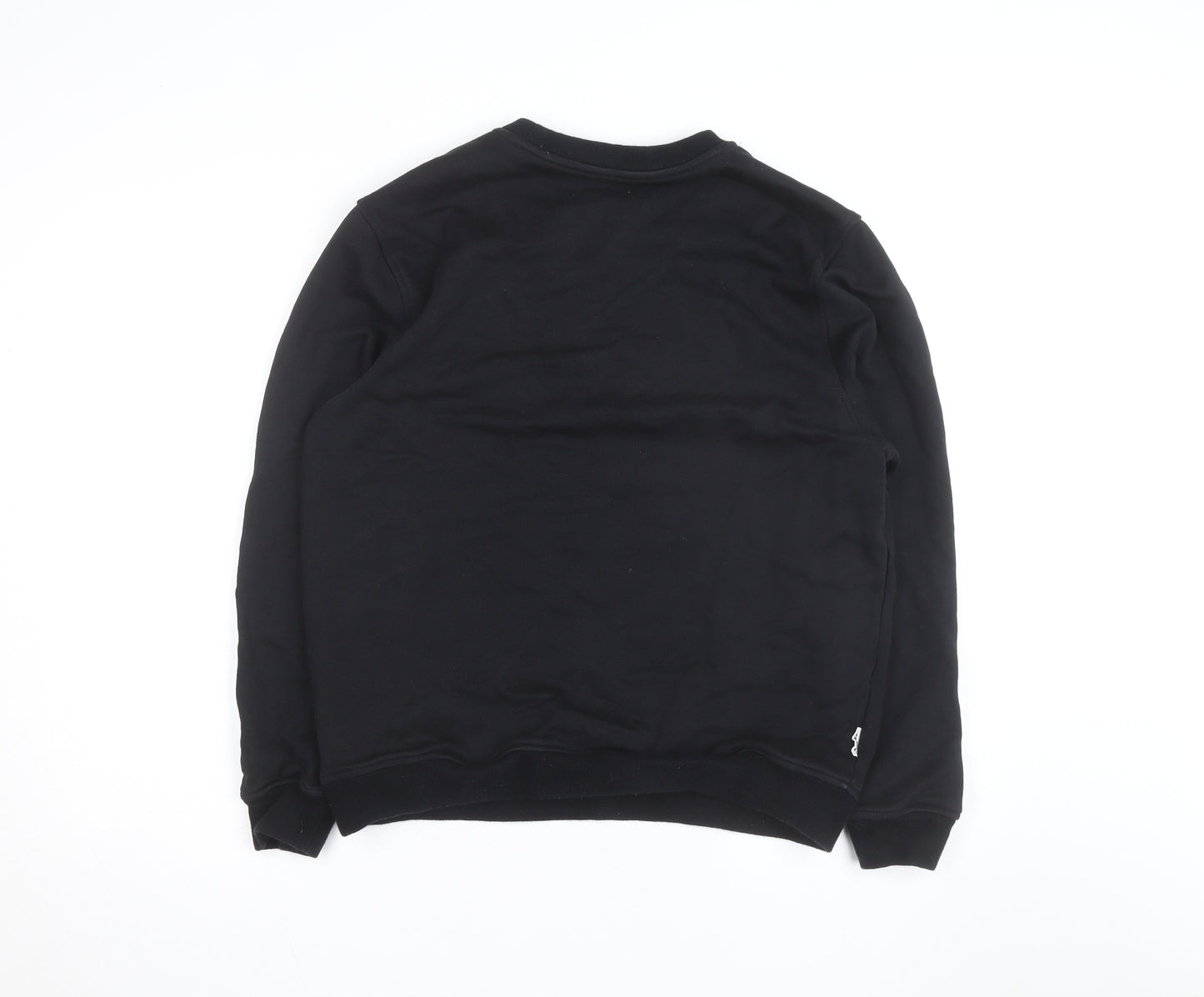 Parlez Men's Black Medium Crew Neck Pullover Sweatshirt