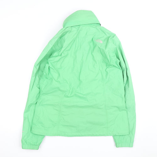 The North Face Womens Green Waterproof Rain Jacket Size L