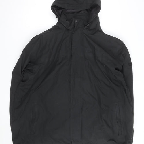 Regatta Men's Black 3XL Hooded Waterproof Parka Jacket