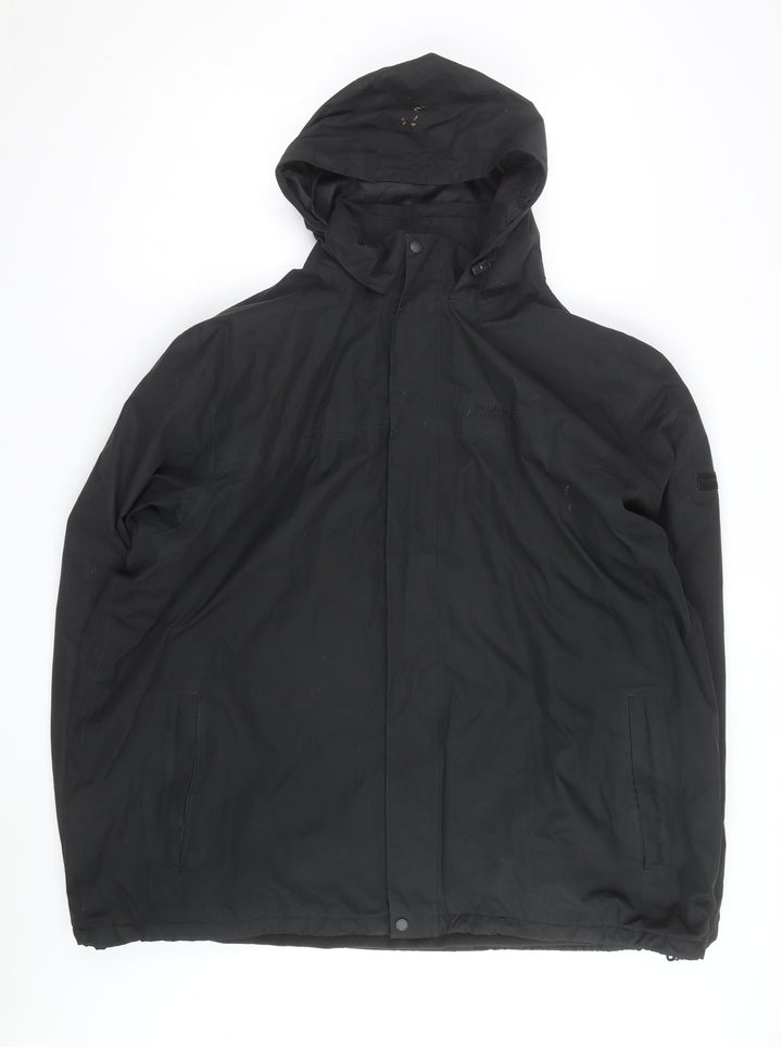 Regatta Men's Black 3XL Hooded Waterproof Parka Jacket