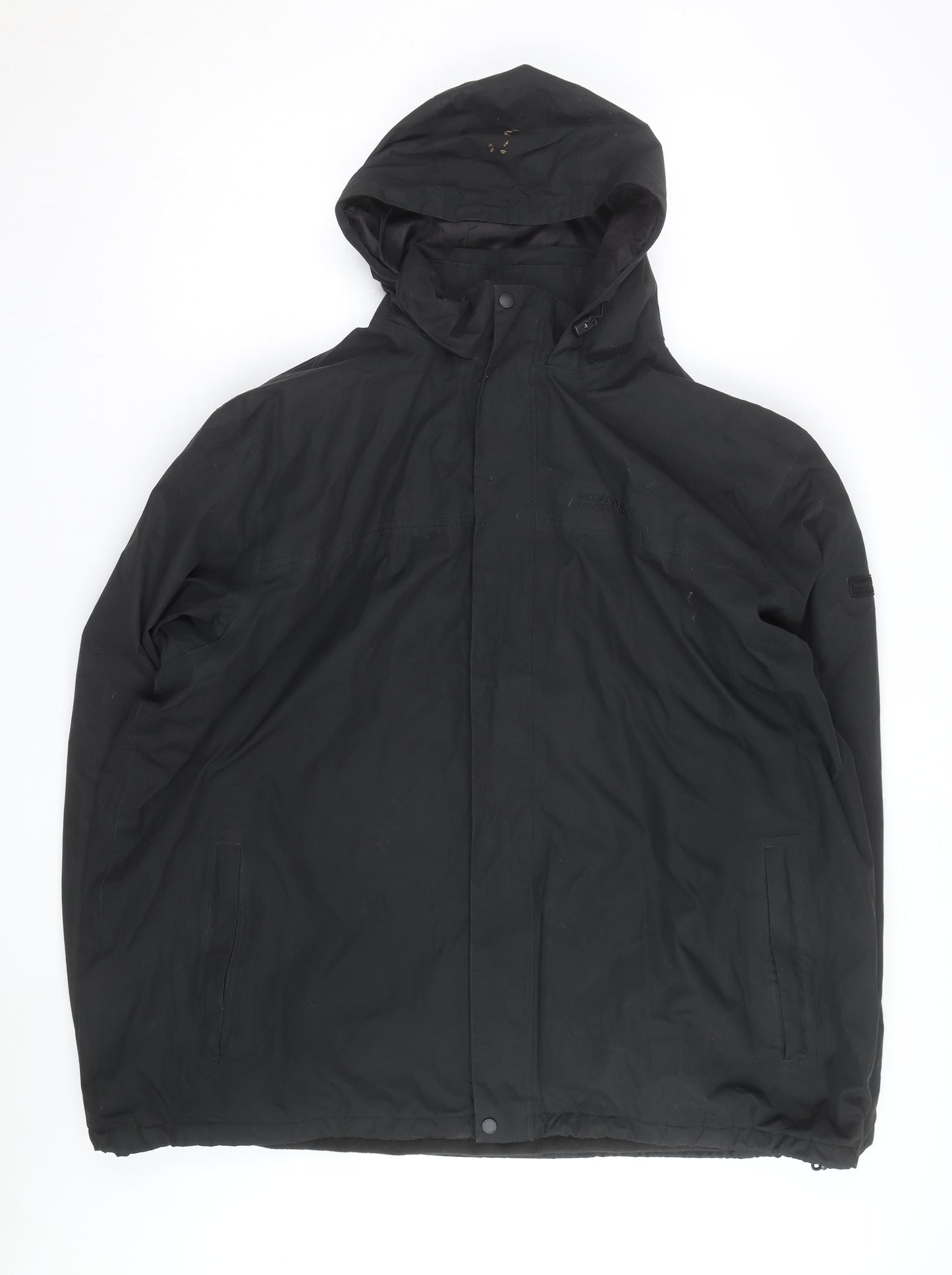 Regatta Men's Black 3XL Hooded Waterproof Parka Jacket