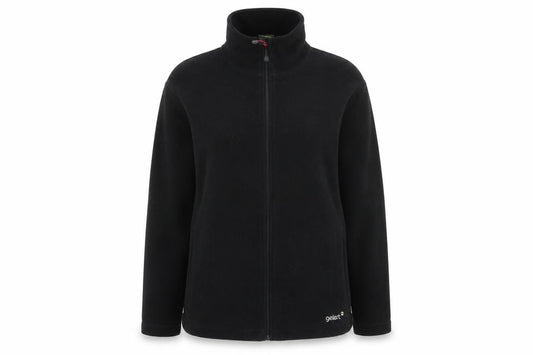 Gelert Women Black Fleece Full Zip Jacket Size 18 Regular Fit