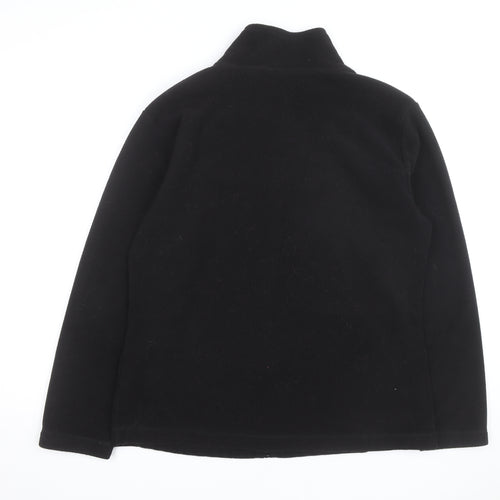 Gelert Women Black Fleece Full Zip Jacket Size 18 Regular Fit