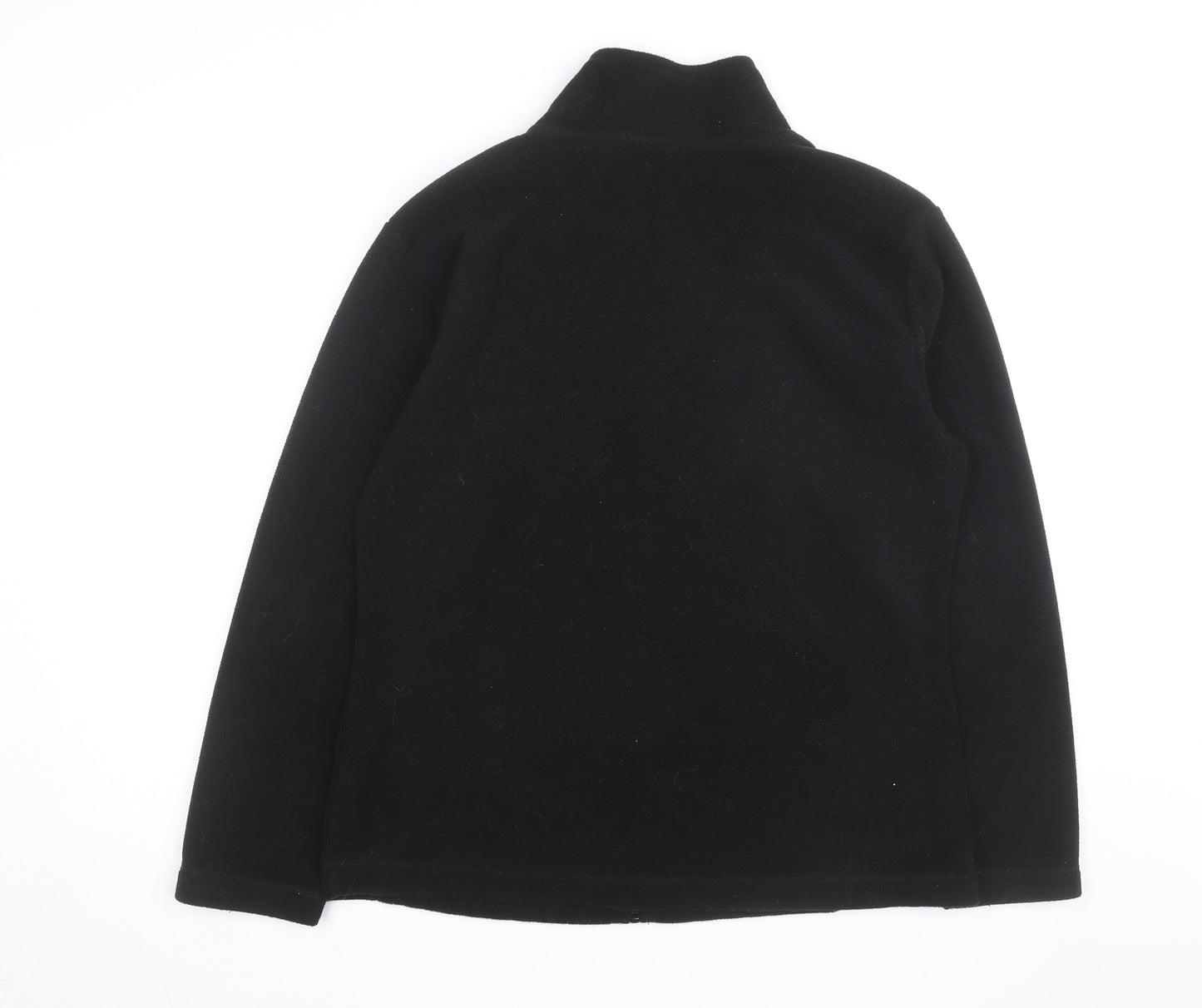 Gelert Women Black Fleece Full Zip Jacket Size 18 Regular Fit