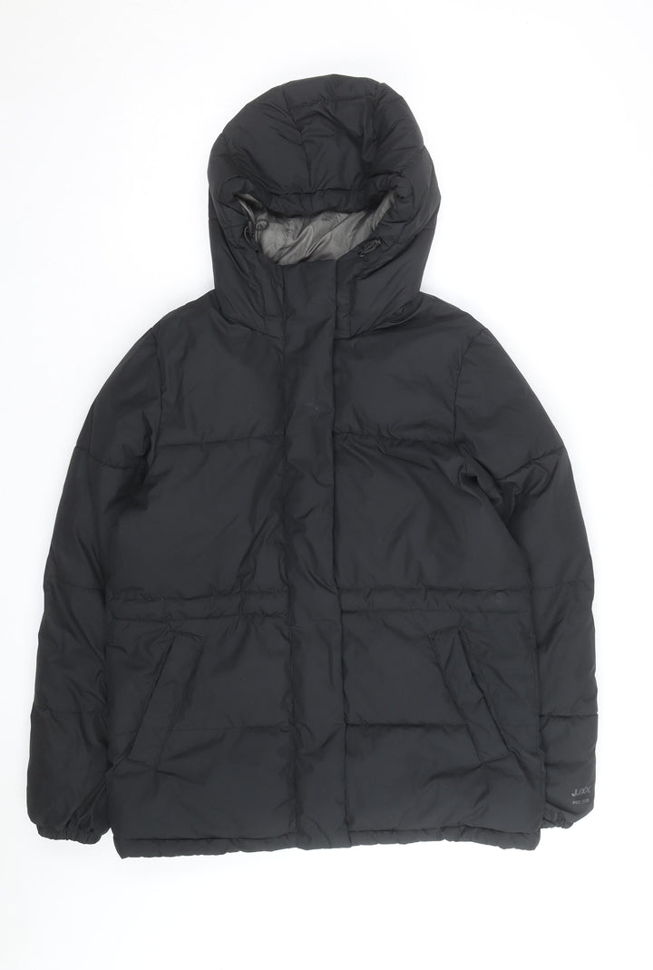JXX Men Black XS Puffer Jacket Hooded Insulated Winter Coat