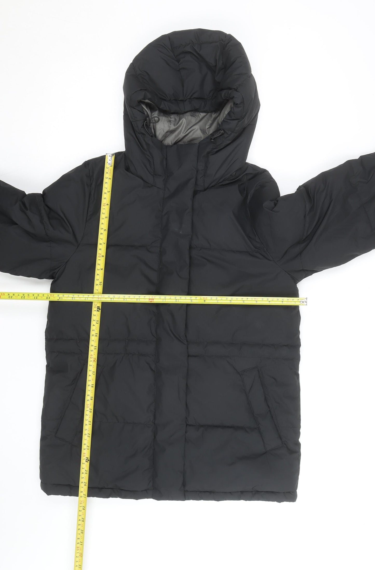 JXX Men Black XS Puffer Jacket Hooded Insulated Winter Coat