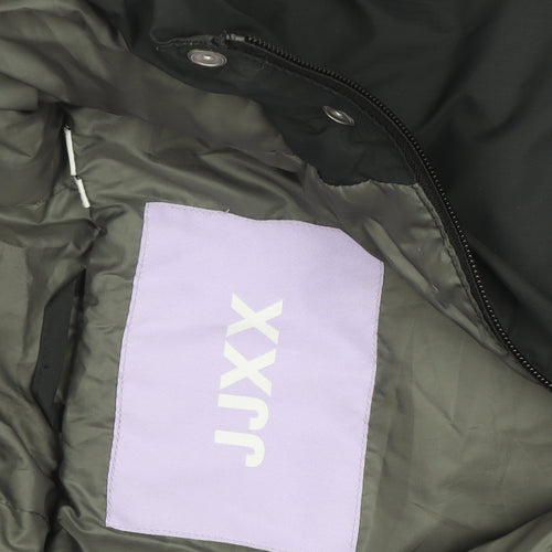 JXX Men Black XS Puffer Jacket Hooded Insulated Winter Coat