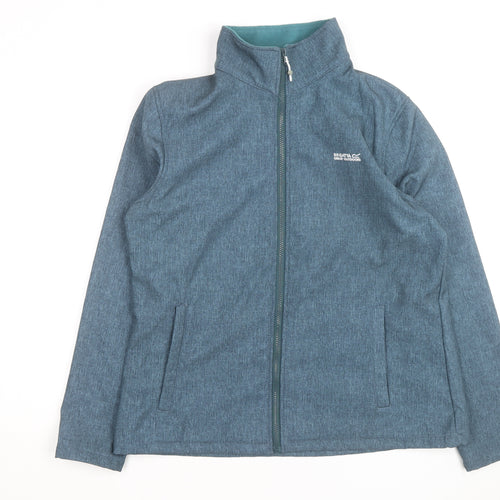 Regatta Women Blue Full Zip Fleece Lined Jacket Size 18 Outdoor Hiking