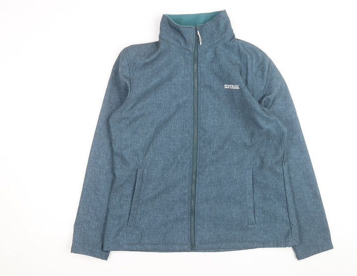 Regatta Women Blue Full Zip Fleece Lined Jacket Size 18 Outdoor Hiking