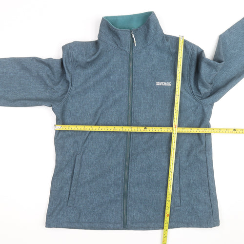 Regatta Women Blue Full Zip Fleece Lined Jacket Size 18 Outdoor Hiking