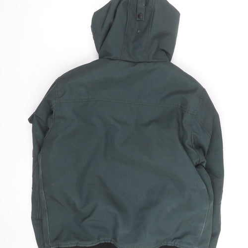 H&M Men Green Hooded Water Repellent Puffer Jacket Size M