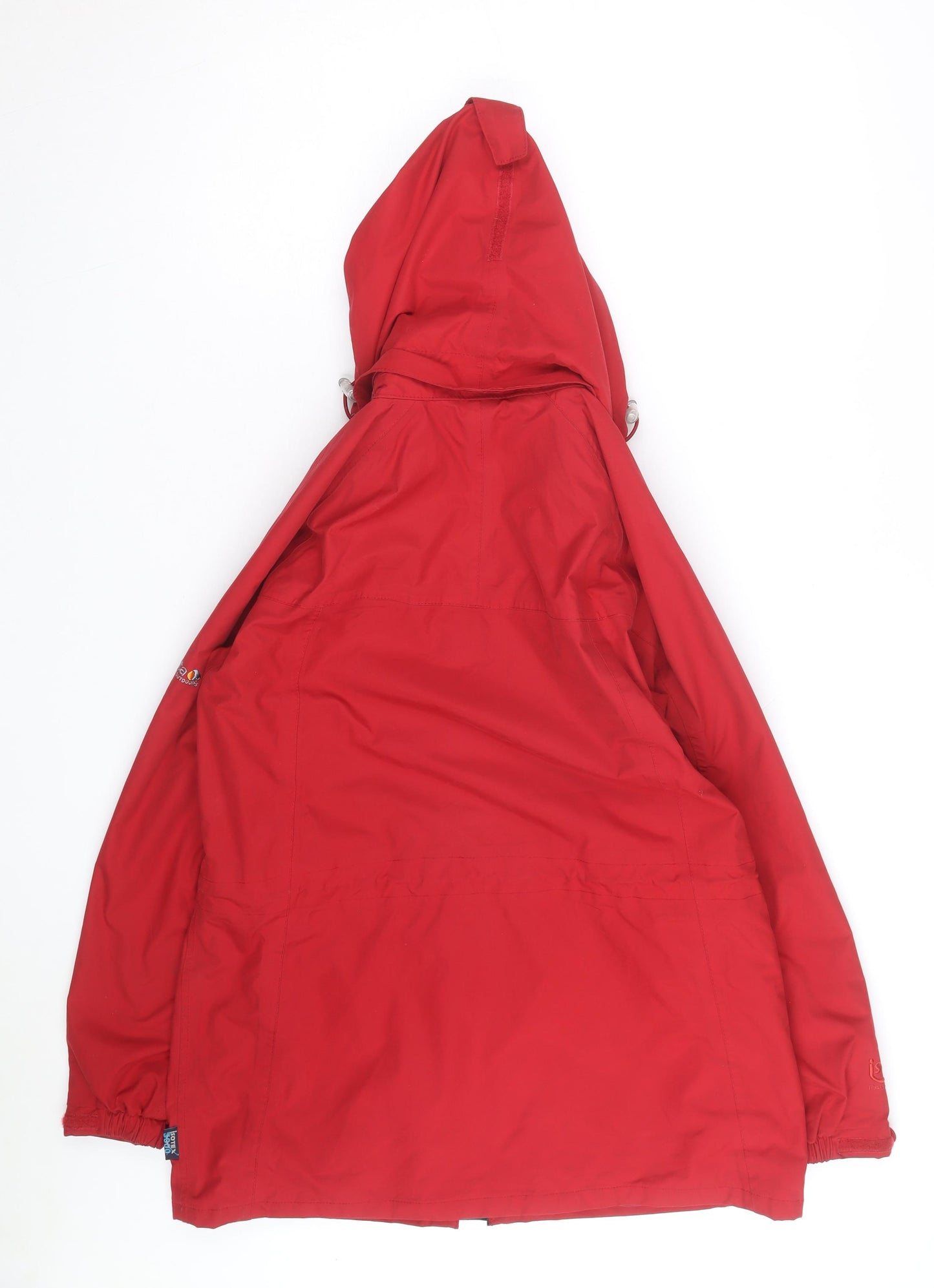 Regatta Women’s Red Waterproof Hooded Parka Jacket Size 12