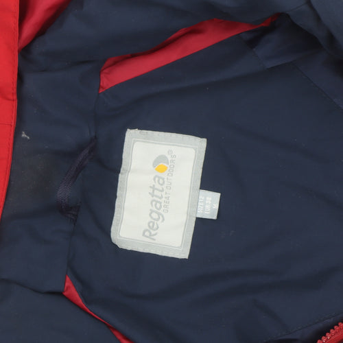 Regatta Women’s Red Waterproof Hooded Parka Jacket Size 12