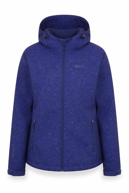 Mountain Warehouse Women's Blue Size 14 Softshell Hooded Jacket