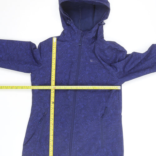 Mountain Warehouse Women's Blue Size 14 Softshell Hooded Jacket