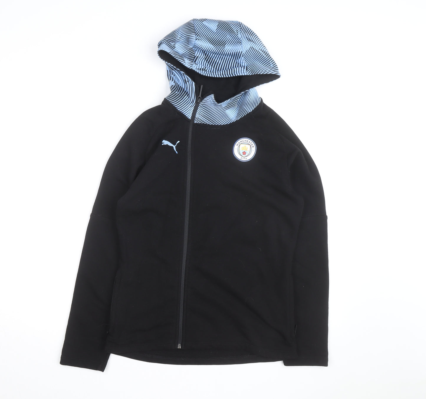 Puma Men’s Black Manchester City Full Zip Hoodie Size S