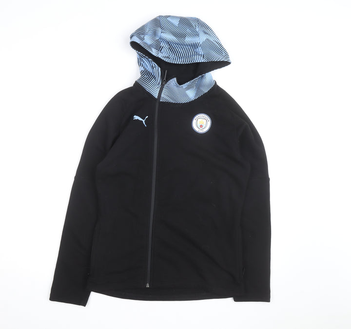 Puma Men’s Black Manchester City Full Zip Hoodie Size S