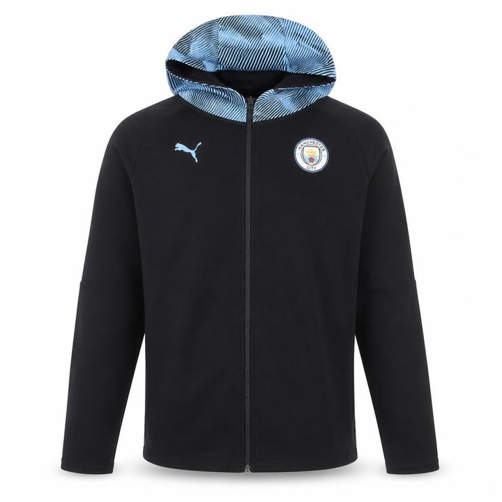 Puma Men’s Black Manchester City Full Zip Hoodie Size S