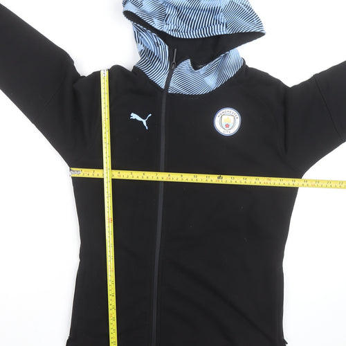 Puma Men’s Black Manchester City Full Zip Hoodie Size S