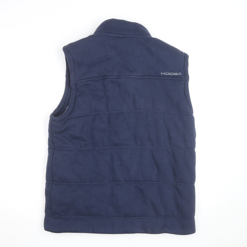 Kooga Men's Blue Padded Bodywarmer Gilet Size L Rugby Sports Vest