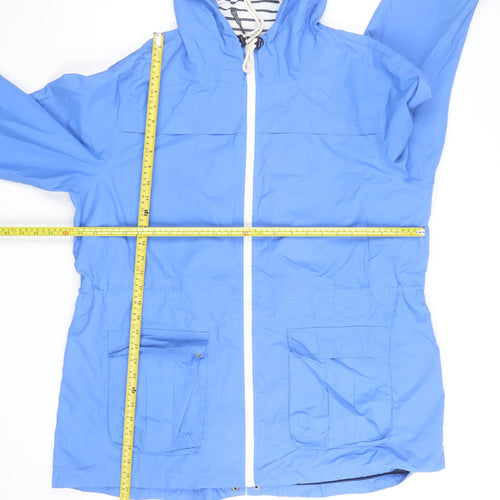 Peter Storm Women's Blue Hooded Rain Coat Size 20 Lightweight Jacket