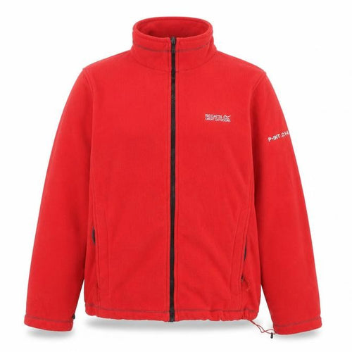Regatta Womens Red Fleece Full Zip Outdoor Jacket Size 16