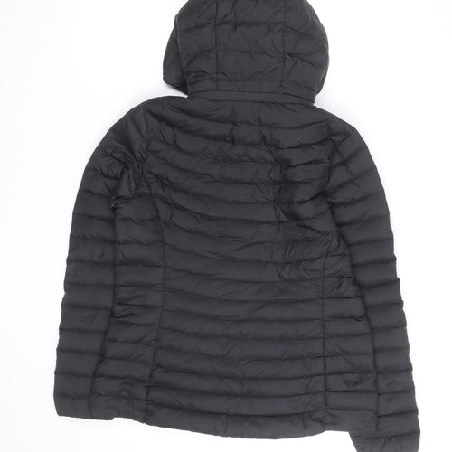 32 Degrees Men’s Black Lightweight Hooded Puffer Jacket Size S
