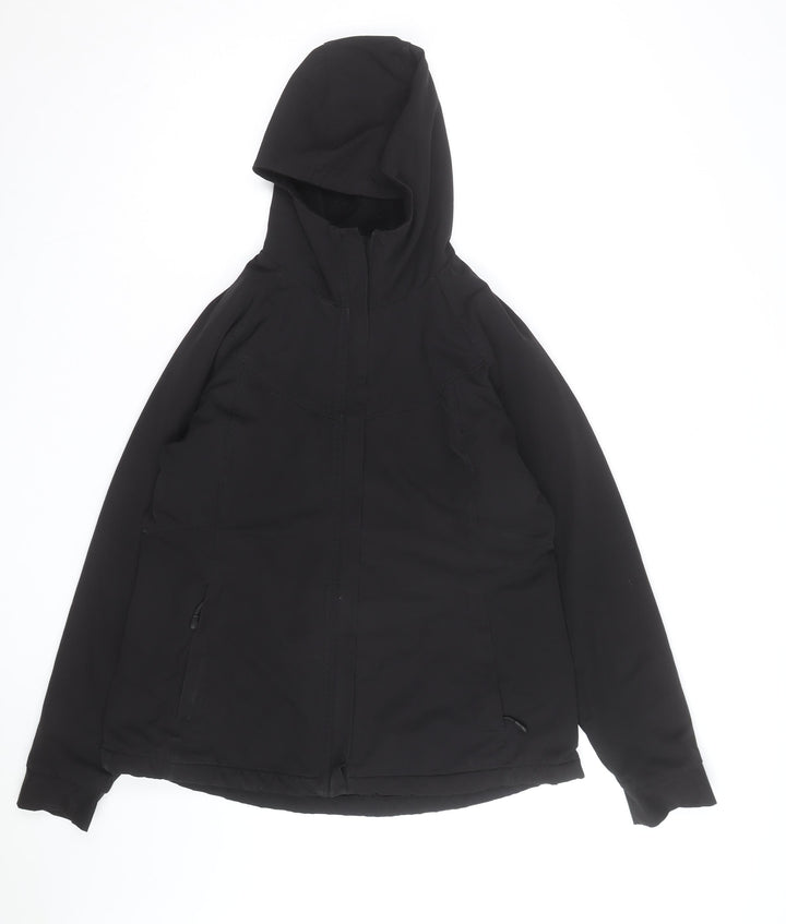 Kirkland Men’s Black Softshell Hooded Jacket L Windproof
