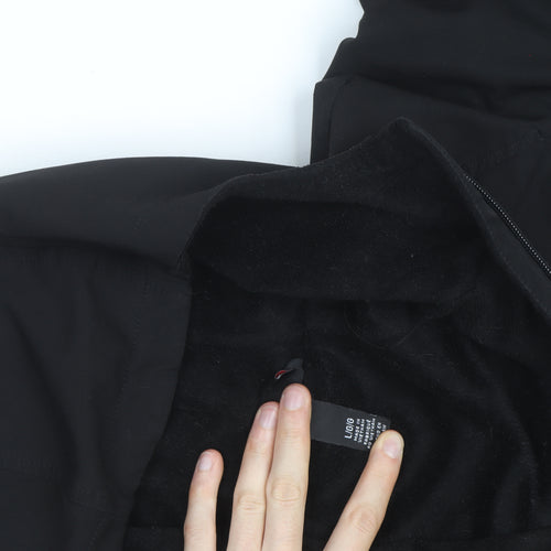Kirkland Men’s Black Softshell Hooded Jacket L Windproof