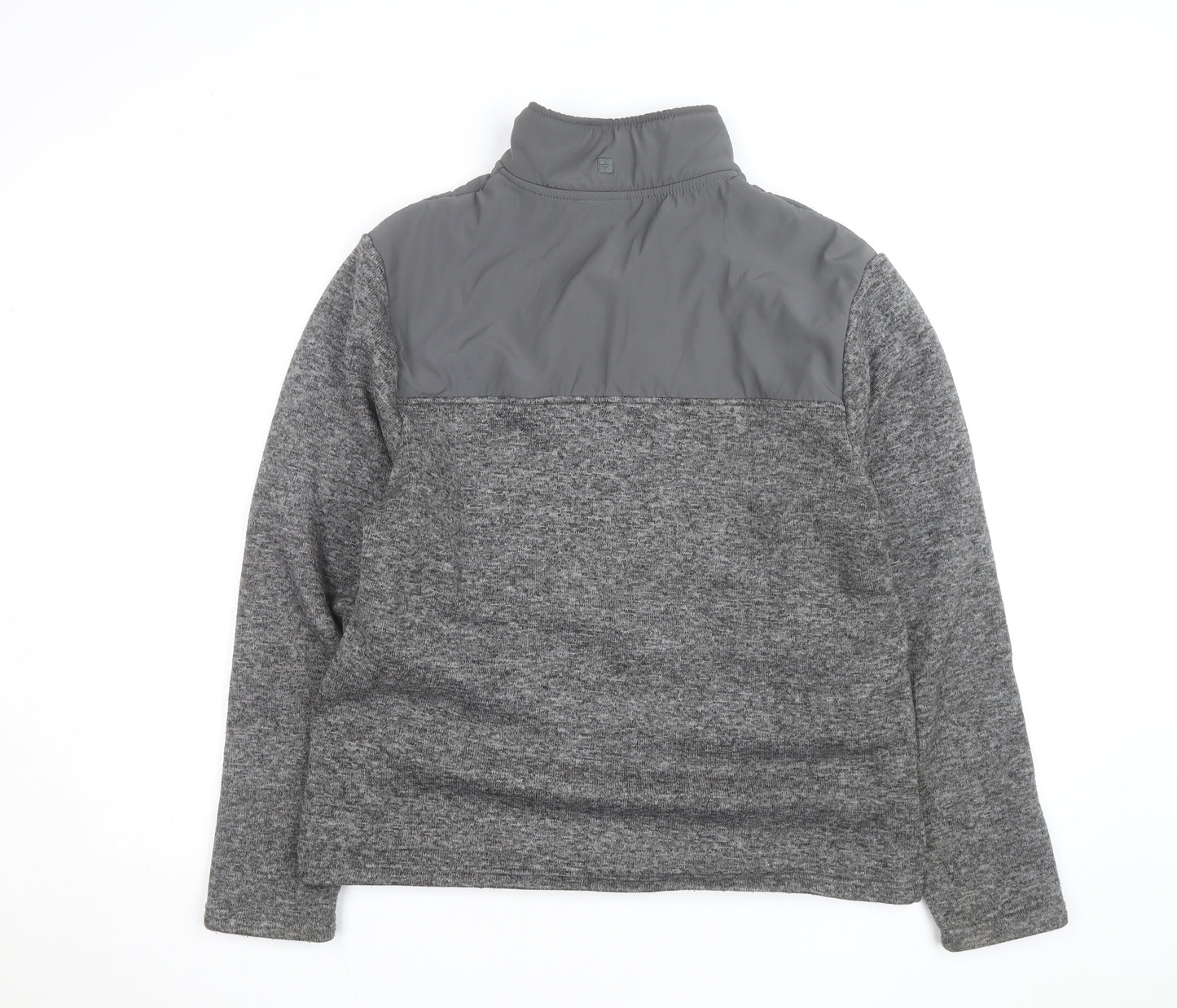 Mountain Warehouse Mens Grey Fleece 1/2 Zip Pullover Sweatshirt L