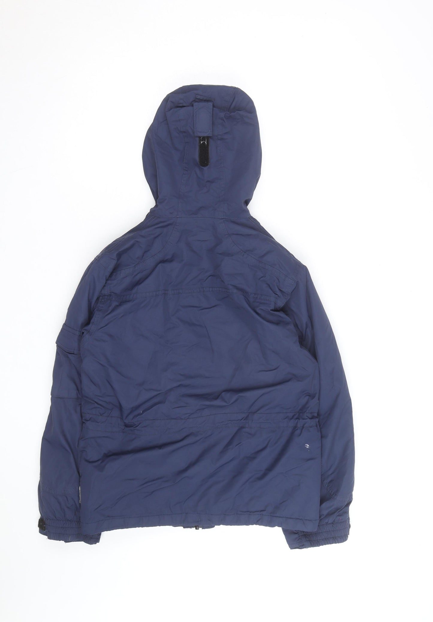 Trespass Boys Blue Hooded Waterproof Parka Coat 11-12 Years