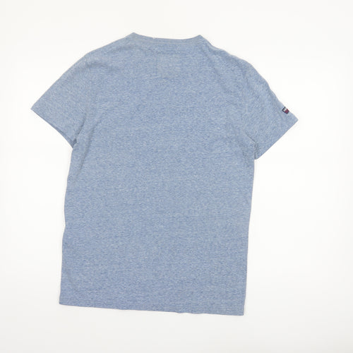 Superdry Men's Blue Graphic Print Crew Neck T-Shirt Size M