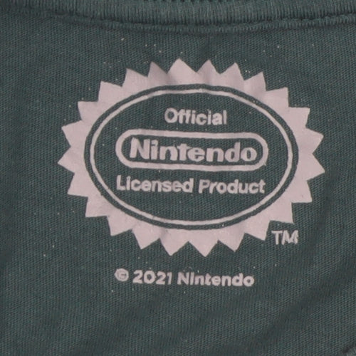Nintendo Men Green Graphic Print The Legend of Zelda T-Shirt Size M