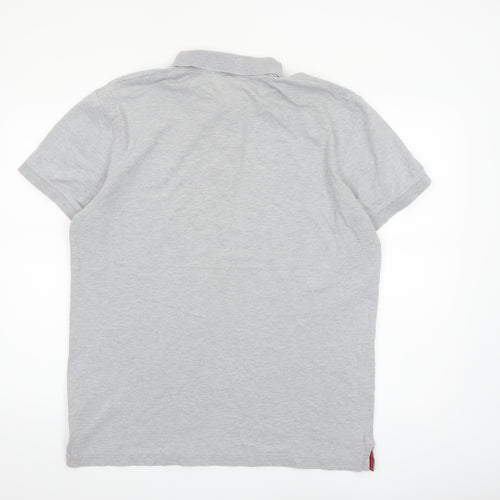 GANT Men’s Grey XL Cotton Elastane Polo Shirt