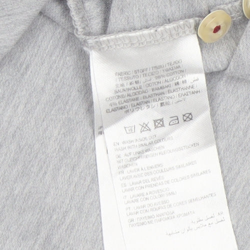 GANT Men’s Grey XL Cotton Elastane Polo Shirt