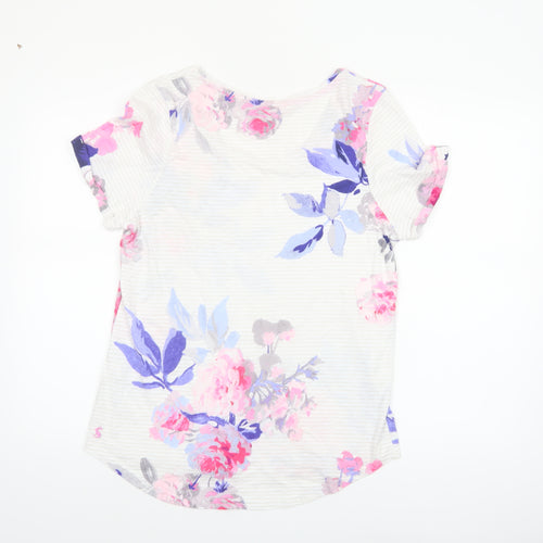 Joules Women’s Multicoloured Floral Cotton T-Shirt UK 14